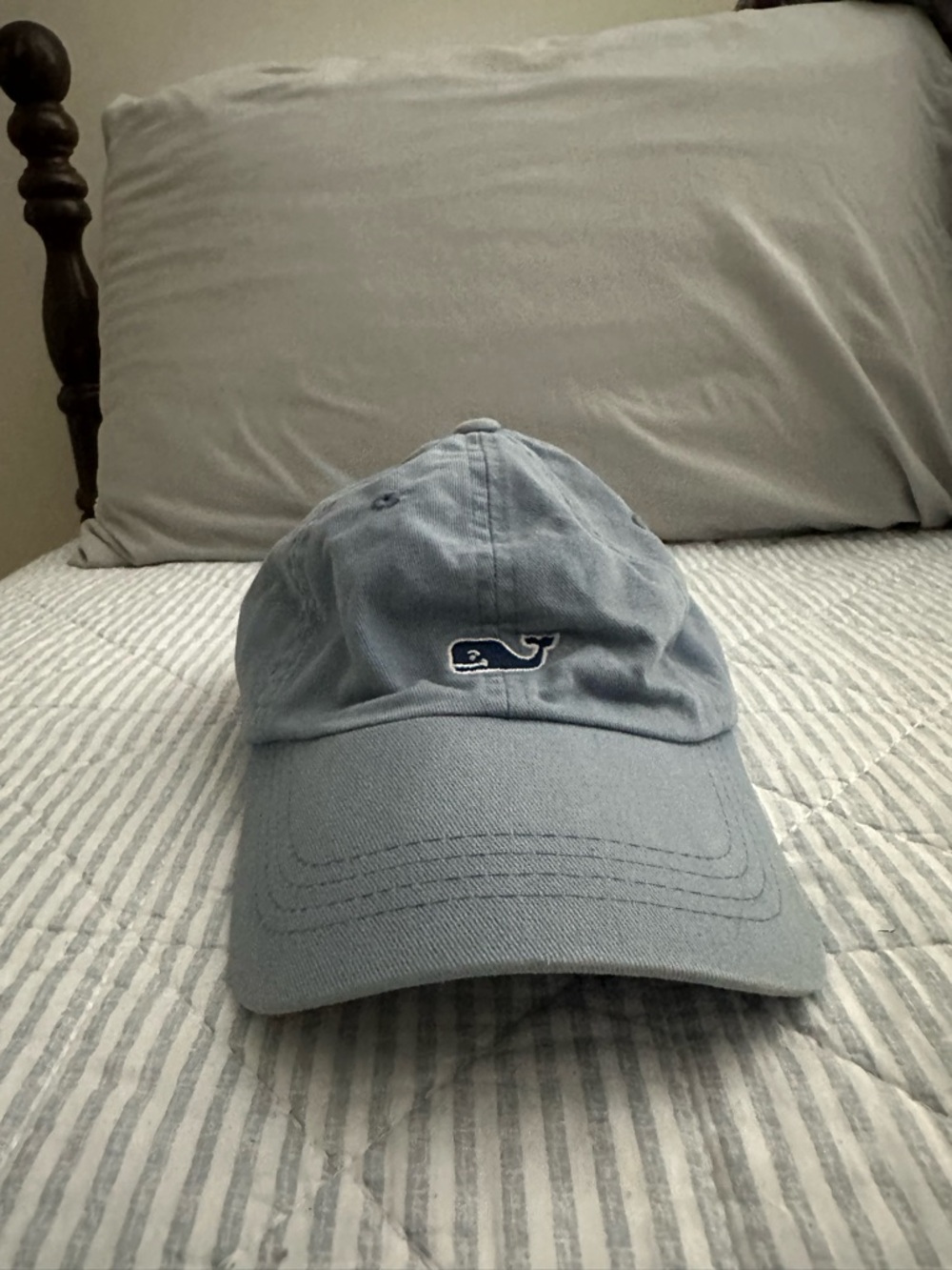 Vineyard Vines Light Blue Whale Patch Baseball Cap